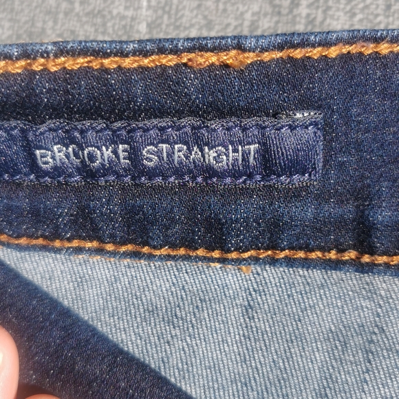 Size 00 / 24 A Lucky Brand Brooke Straight Dark Blue Jean 5 pocket - Picture 3 of 15